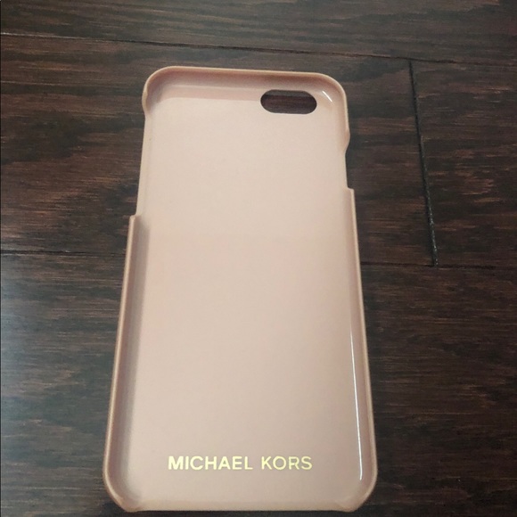Michael Kors iPhone 6/6s Saffino Leather Pink Case - Picture 2 of 2